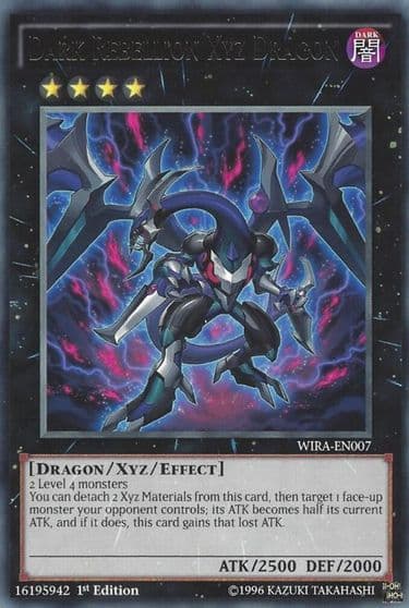 Dark Rebellion Xyz Dragon Wing Raiders Yu-Gi-Oh! card