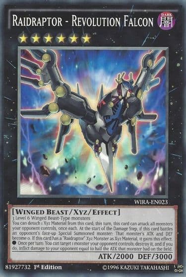 Raidraptor Revolution Falcon Wing Raiders Yu-Gi-Oh! card