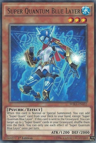 Super Quantum Blue Layer Wing Raiders Yu-Gi-Oh! card
