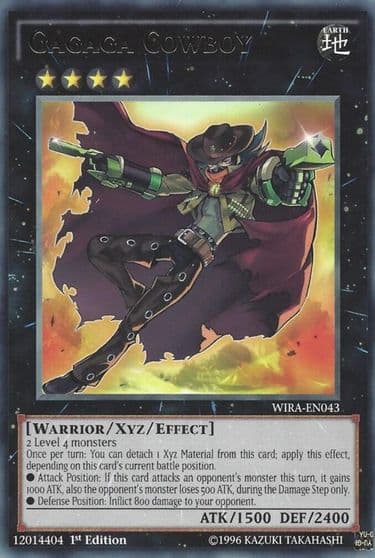 Gagaga Cowboy Wing Raiders Yu-Gi-Oh! card