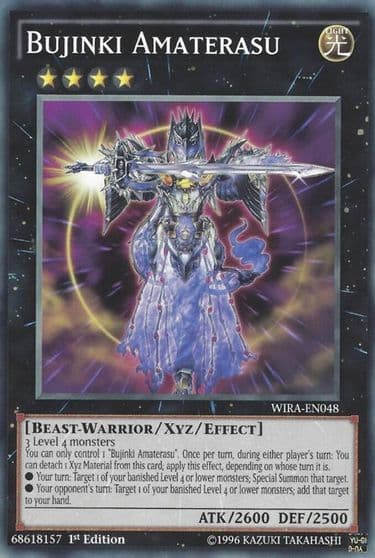 Bujinki Amaterasu Wing Raiders Yu-Gi-Oh! card