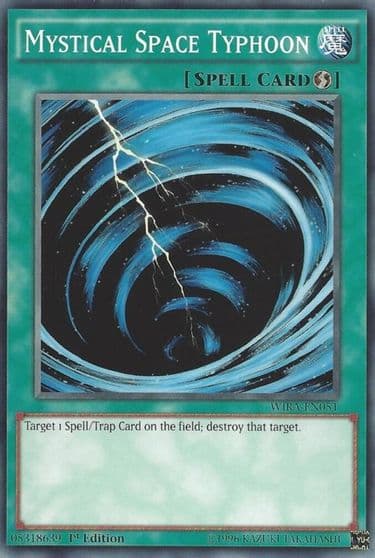 Mystical Space Typhoon Wing Raiders Yu-Gi-Oh! card