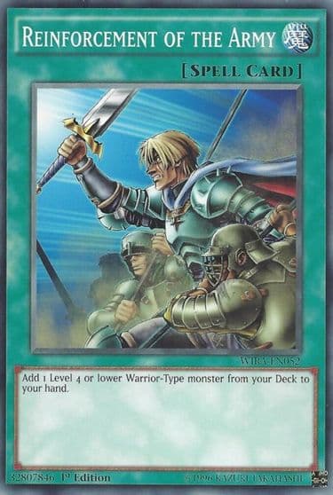 Reinforcement of the Army Wing Raiders Yu-Gi-Oh! card