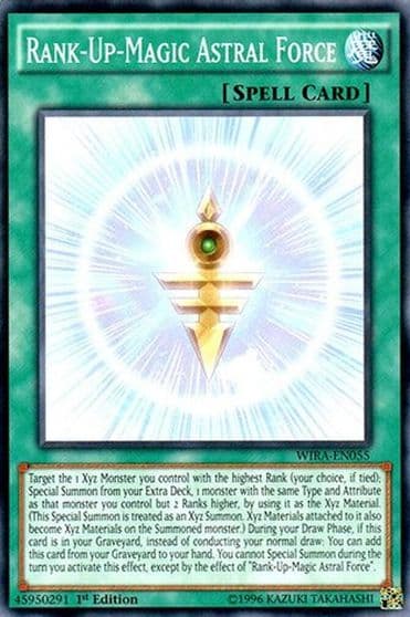 Rank Up Magic Astral Force Wing Raiders Yu-Gi-Oh! card