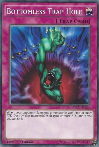 Bottomless Trap Hole Wing Raiders Yu-Gi-Oh! card