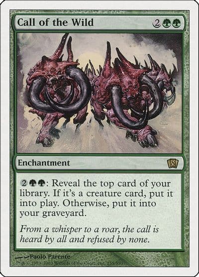 Call of the Wild 8th Edition Magic card