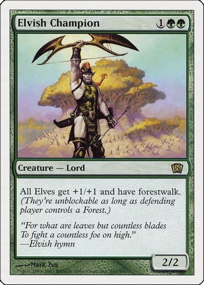 Elvish Champion 8th Edition Magic card