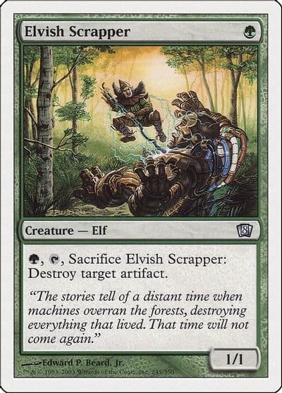 Elvish Scrapper 8th Edition Magic card