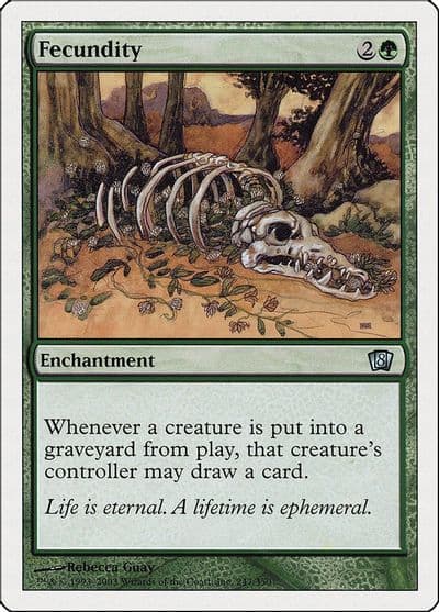 Fecundity 8th Edition Magic card