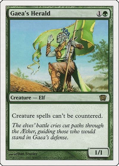Gaeas Herald 8th Edition Magic card