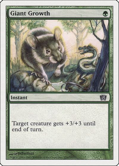 Giant Growth 8th Edition Magic card