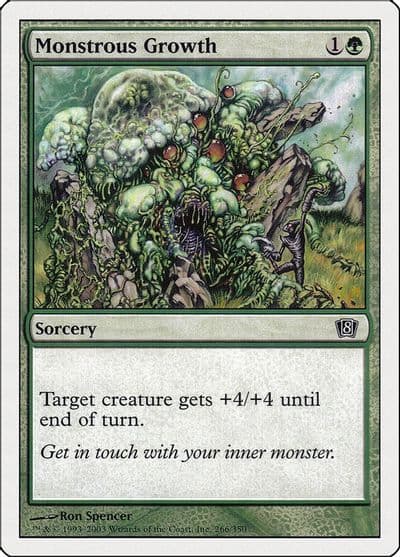 Monstrous Growth 8th Edition Magic card