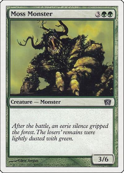 Moss Monster 8th Edition Magic card