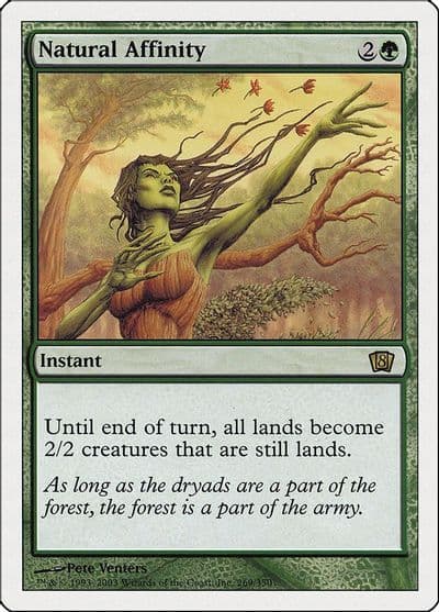 Natural Affinity 8th Edition Magic card
