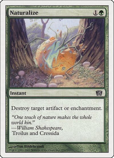 Naturalize 8th Edition Magic card