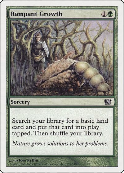 Rampant Growth 8th Edition Magic card