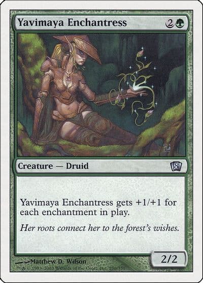 Yavimaya Enchantress 8th Edition Magic card