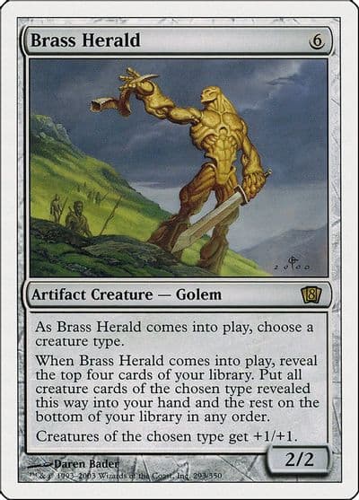 Brass Herald 8th Edition Magic card