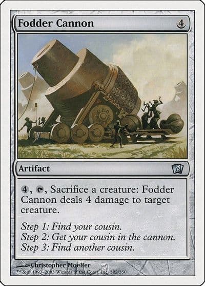 Fodder Cannon 8th Edition Magic card