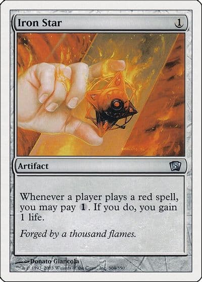 Iron Star 8th Edition Magic card