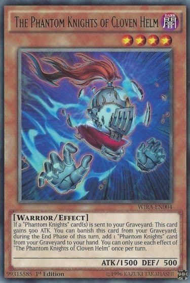 The Phantom Knights of Cloven Helm Wing Raiders Yu-Gi-Oh! card