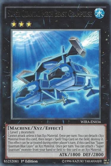 Super Quantal Mech Beast Grampulse Wing Raiders Yu-Gi-Oh! card