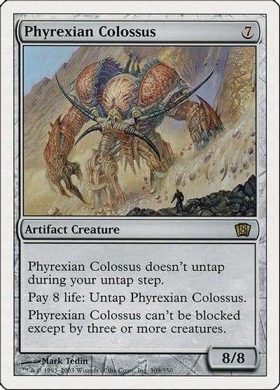 Phyrexian Colossus 8th Edition Magic card
