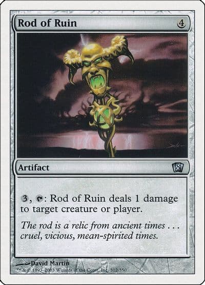 Rod of Ruin 8th Edition Magic card