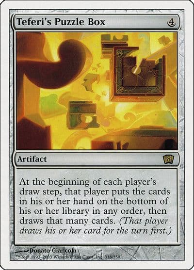 Teferis Puzzle Box 8th Edition Magic card