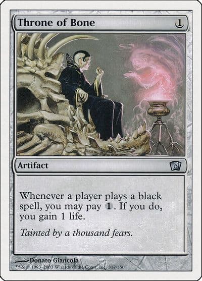 Throne of Bone 8th Edition Magic card