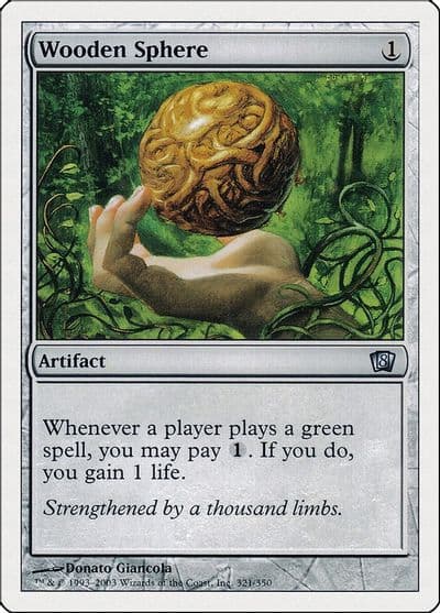 Wooden Sphere 8th Edition Magic card