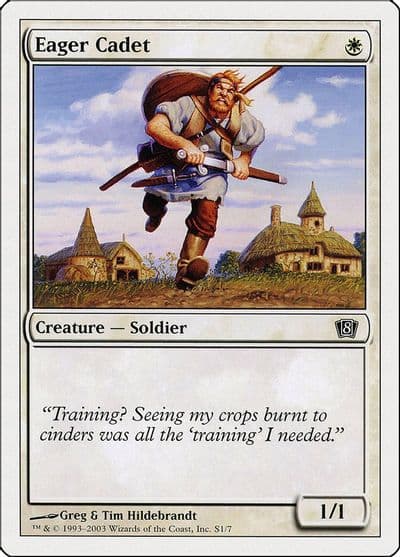 Eager Cadet 8th Edition Magic card