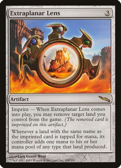 Extraplanar Lens Mirrodin Magic card