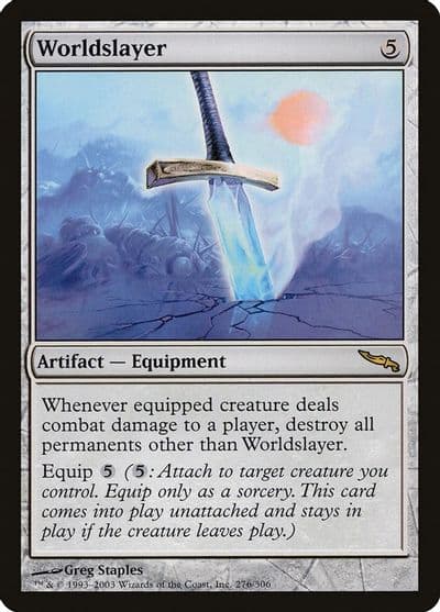 Worldslayer Mirrodin Magic card