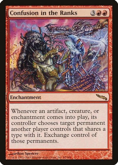 Confusion in the Ranks Mirrodin Magic card