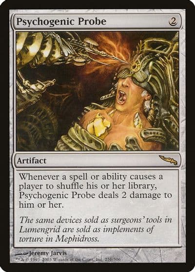 Psychogenic Probe Mirrodin Magic card