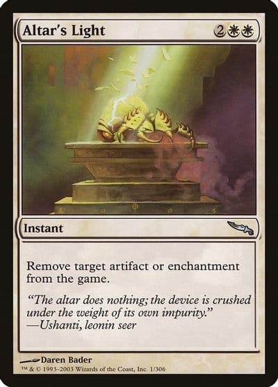Altars Light Mirrodin Magic card