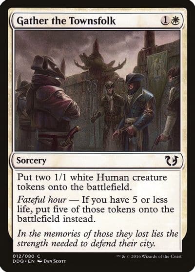 Gather the Townsfolk Duel Decks: Blessed vs. Cursed Magic card