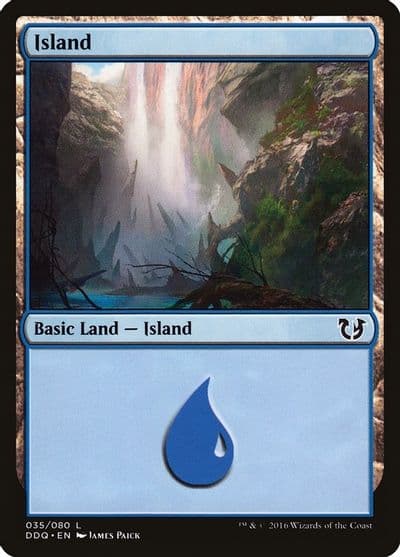 Island 035 Duel Decks: Blessed vs. Cursed Magic card
