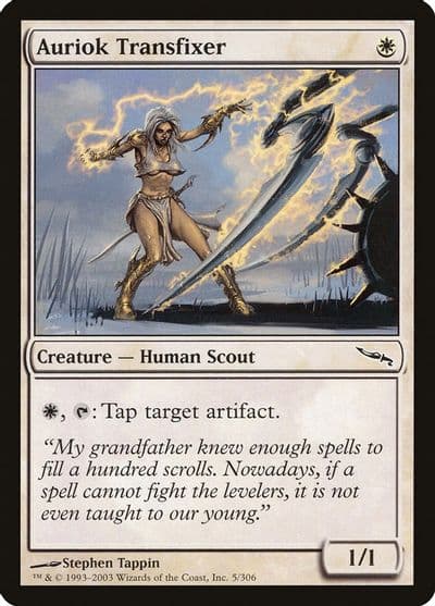 Auriok Transfixer Mirrodin Magic card