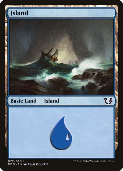 Island 072 Duel Decks: Blessed vs. Cursed Magic card