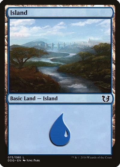 Island 073 Duel Decks: Blessed vs. Cursed Magic card