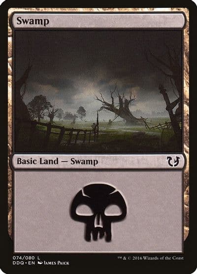 Swamp 074 Duel Decks: Blessed vs. Cursed Magic card