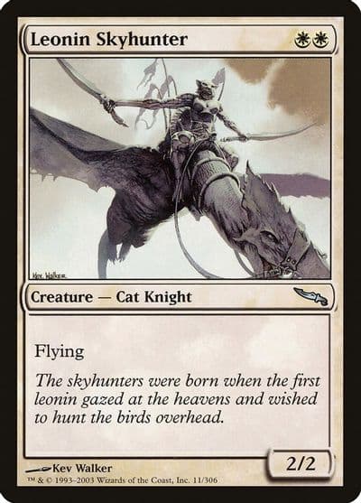 Leonin Skyhunter Mirrodin Magic card