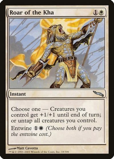 Roar of the Kha Mirrodin Magic card