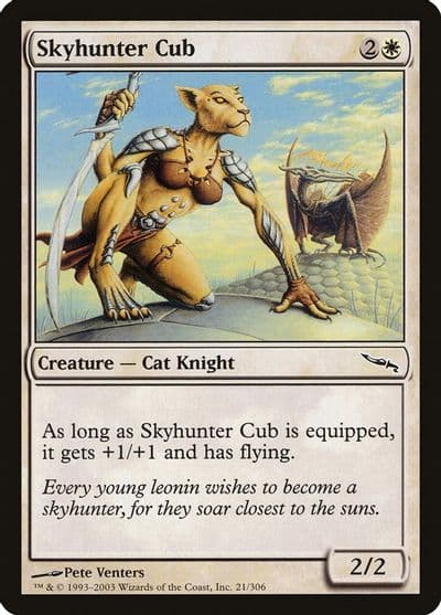 Skyhunter Cub Mirrodin Magic card