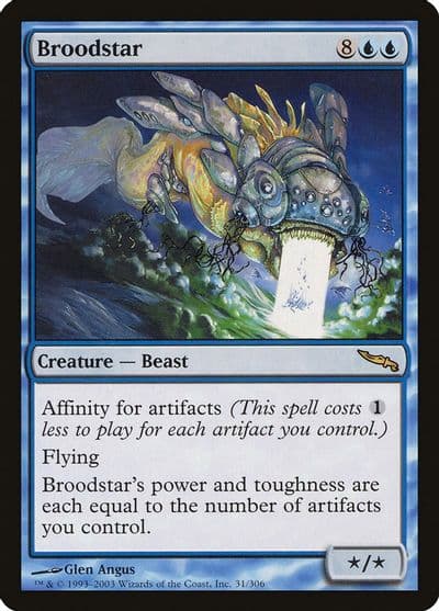 Broodstar Mirrodin Magic card