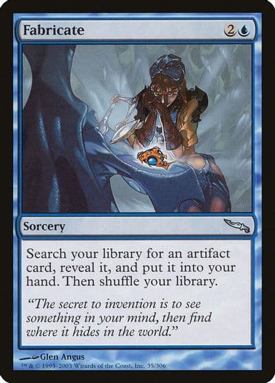 Fabricate Mirrodin Magic card