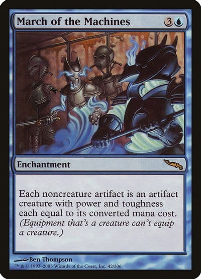 March of the Machines Mirrodin Magic card