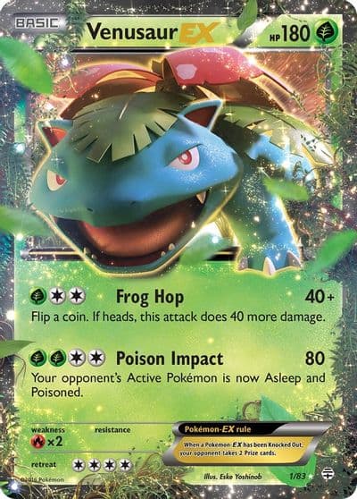 Venusaur EX Generations Pokemon card